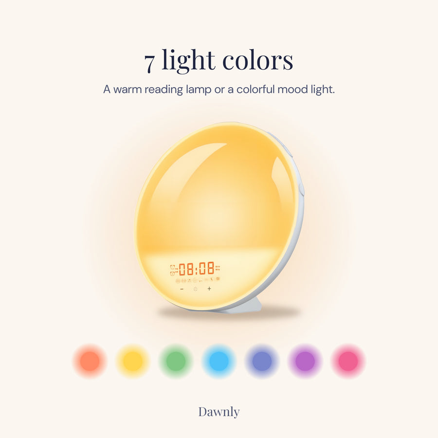 7 light colors