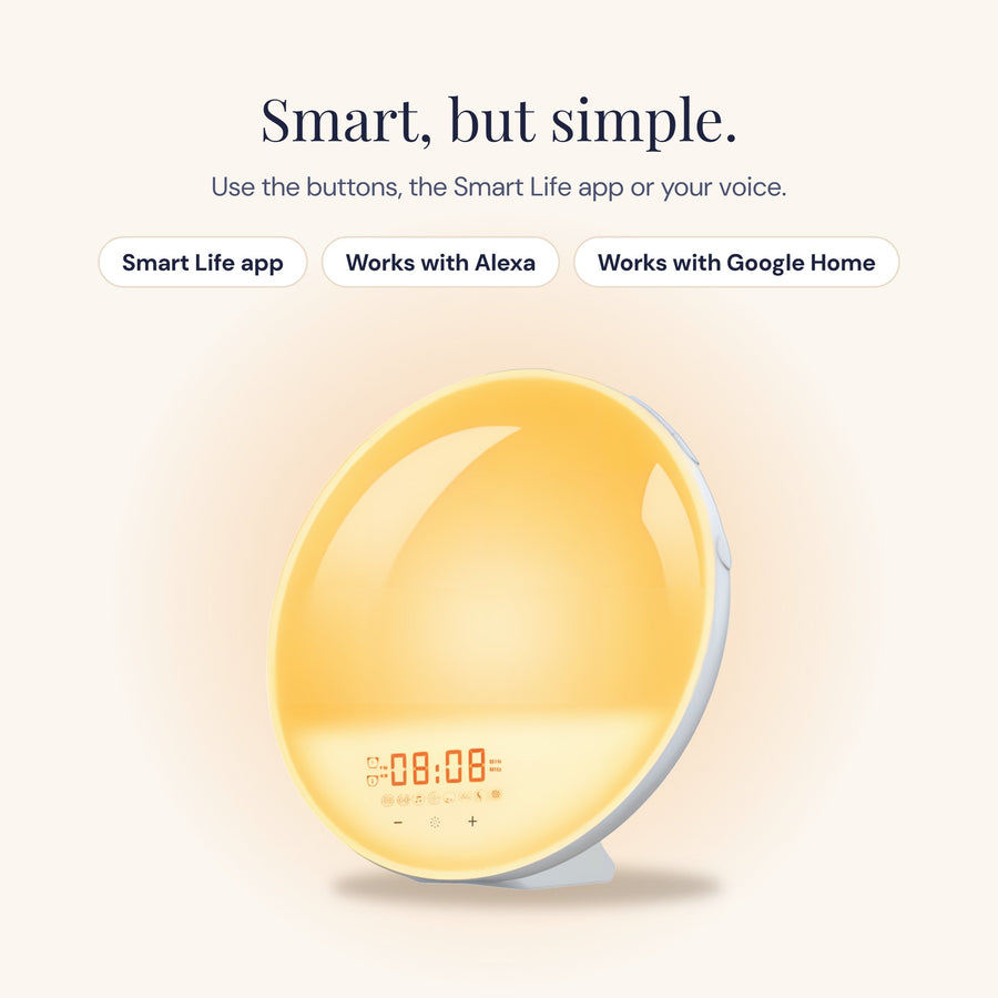Works with the Smart Life app, Alexa and Google Home