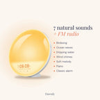 7 natural sounds and FM radio